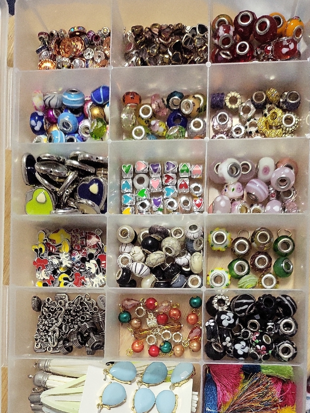 Bead, Charms, And Jewelry Findings Assorted Colors